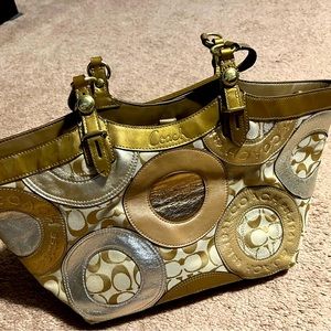 Coach Metallica Bag, Signature Collection